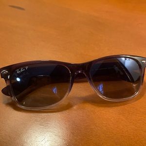 Polarized Ombré Navy Wayfarer Rayban